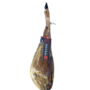 Jamón de Cebo Ibérico 50% Jamones Rodona, loncheado artesanalmente con sabor equilibrado y aroma característico