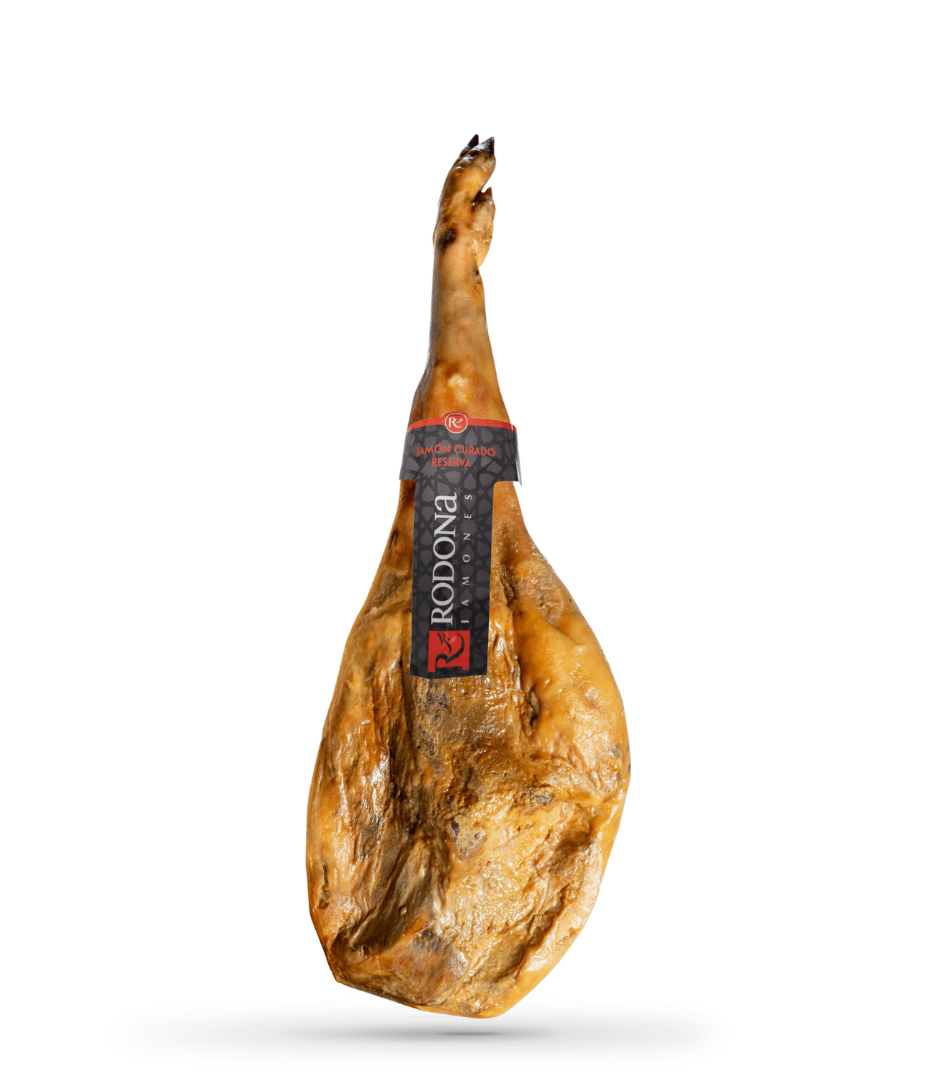 Jamón Curado Reserva Jamones Rodona, curación artesanal, sabor intenso y aroma tradicional