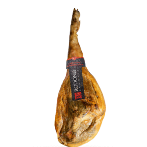 Jamón Gran Reserva Jamones Rodona, cerdo blanco alimentado con piensos seleccionados, curación natural >14 meses, sabor suave