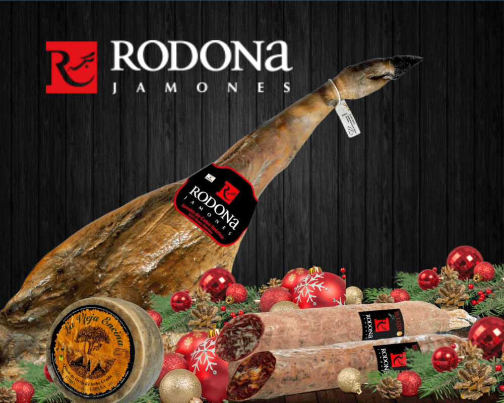 lote con jamón 50% ibérico de cebo